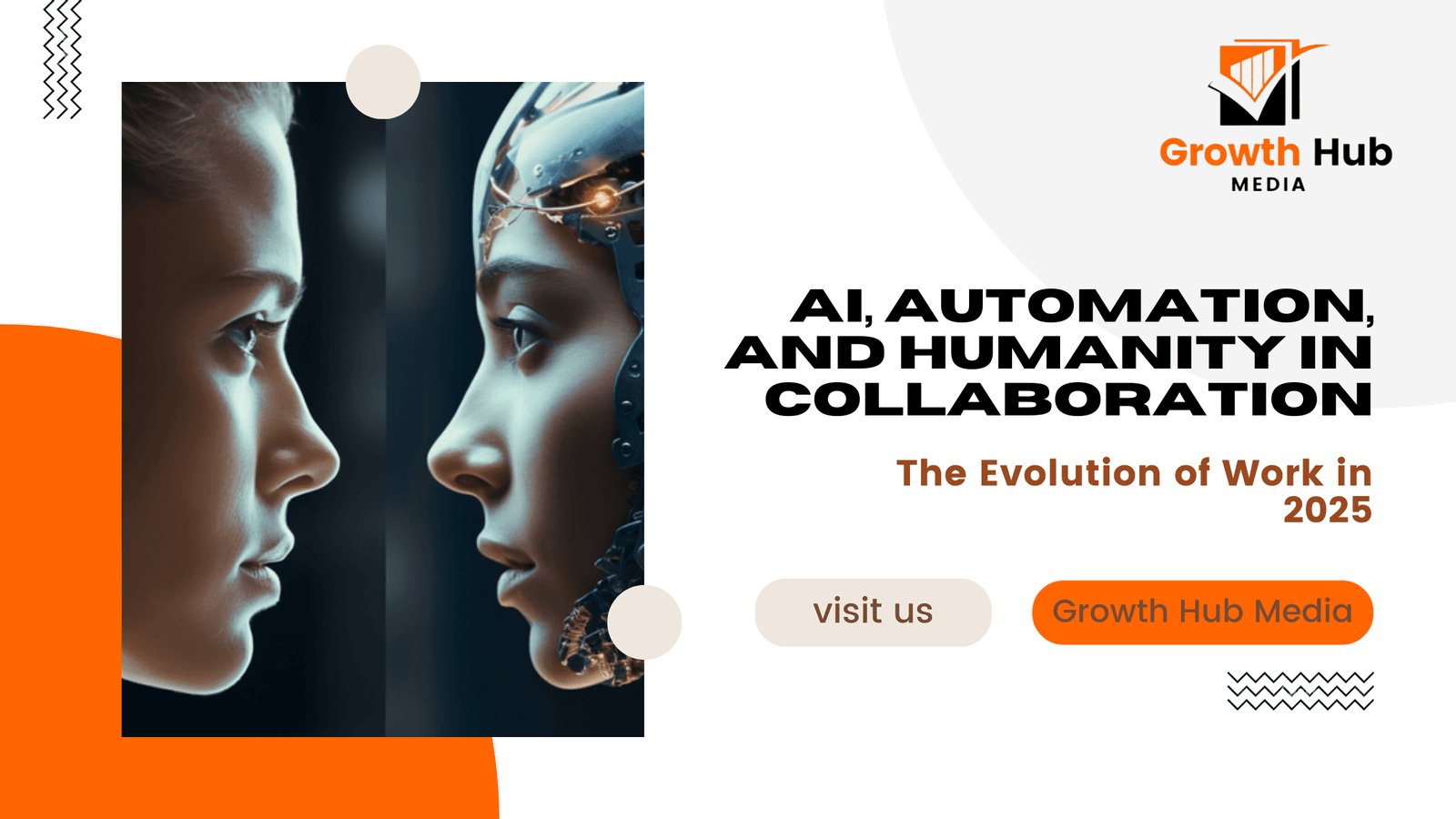 The Future of Work: AI, Automation, and Human Collaboration with growth hub media
